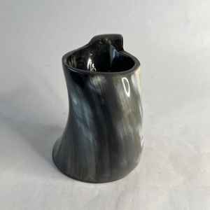 Drinking Horn Mug, Ox Horn <b>Tankard</b>, Handcrafted Ale Cup, Wholesale Medieval Mug, Custom Logo, Food Safe Universal Overseas - Product Image 3