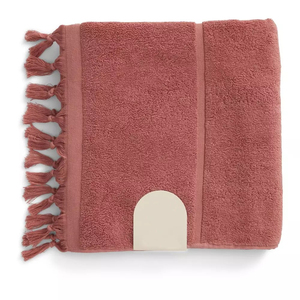 Ensemble de serviettes en coton 100% de qualité supérieure, très douces, très absorbantes, avec bordure en dobby de luxe, 6 pièces, vente chaude - Product Image 6