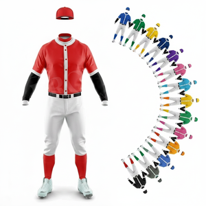 OEM ODM Baseball Uniform Kit Custom Team Jersey Youth Sports Wear Lightweight Breathable Fabric Quick Dry Durable Stitch Uniform - Product Image 1