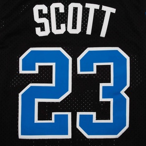 Camiseta de baloncesto para hombre, sin mangas, de malla, negra, azul, blanca, con estampado del número del equipo, ropa deportiva transpirable, ajuste regular para adultos - Product Image 4