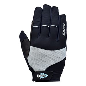 Black <b>full</b> Finger Cycling Gloves Breathable Anti <b>Slip</b> Gel Palm Riding Gloves for Bicycle Outdoor Sports - Product Image 3