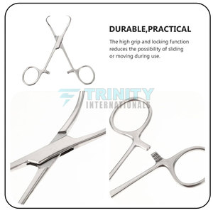 Pinzas Quirúrgicas de Precisión para Toallas, Pinzas para Toallas de Manejo Suave, Pinzas para Toallas de Diseño Duradero para Clínica - Product Image 4