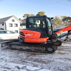 Excavatrice Kubota U48-4 d'origine, poids opérationnel de 3,5 tonnes, système entièrement hydraulique, pompe à engrenages robuste - Product Image 3