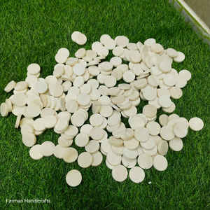 Disque en os de buffle blanc naturel, poli, de qualité supérieure, pour gravure, au meilleur prix - Product Image 3