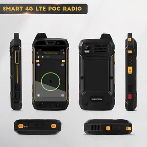 Grandtime Wholesale Security OS Android 9 Big Screen HD Camera 4G LTE 5G Talkie Walkie Talkie Handheld 2 Way Radio