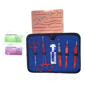 Kit de Práctica Quirúrgica para Estudiantes de Medicina, Kit de Sutura, Instrumentos Médicos, Kit de Primeros Auxilios, Acero Inoxidable - Product Image 1