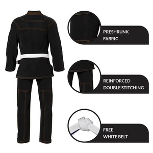 Kimono de Jiu-Jitsu Brésilien Personnalisé en Coton Pré-rétréci, Tissage Nacré, Vente en Gros, Fournisseur OEM ODM Direct Usine - Product Image 5