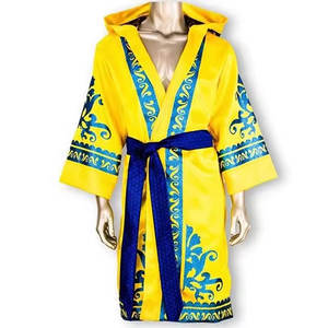 Robe de boxe personnalisée couleur sur mesure, faible MOQ, produit tendance pour la vente en ligne - Product Image 1