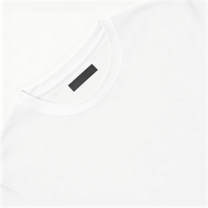Men's <b>White</b> Short Sleeve O-Neck T-<b>Shirt</b> Regular <b>Fit</b> 100% Cotton Jersey Casual Solid Color Plain Dyed Knitted Top - Product Image 4
