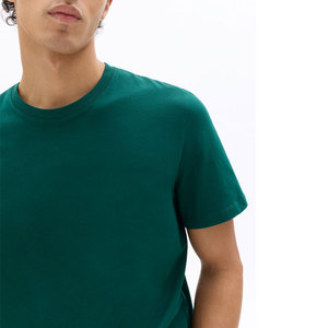 Camiseta promocional personalizada de manga corta de sarga estampada con relieve para hombre y mujer, estilo hip hop, anti-bolitas, al por mayor - Product Image 4