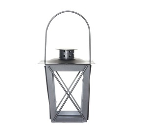 Unique Decorative Unique Metal & Glass <b>Silver</b> Color Candle <b>Lantern</b> Classic Design Candle Holder <b>Lantern</b> For Home Decor - Product Image 1