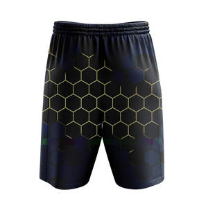 กางเกงขาสั้นชายหาดผู้ชายสั่งทำขายส่ง โลโก้โพลีเอสเตอร์ สีลูกกวาด กางเกงชายหาดไซส์ใหญ่ กางเกงขาสั้นผู้ชาย - Product Image 2