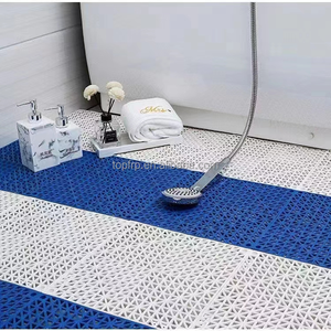 Interlocking Soft PVC Floor Tile Non-Slip Splicing <b>Waterproof</b> <b>Mat</b> Drain Pool Water Park - Product Image 5