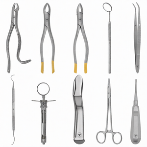 DERMISPRO INSTRUMENTS Kit de 10 Piezas para Extracción Dental Manual, Pinzas T/C # 150/ # 151/ # Acero Inoxidable 10H Autoclavable - Product Image 2