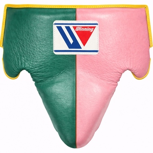 อุปกรณ์ป้องกันอวัยวะเพศชายสำหรับการฝึกซ้อมมวยหนังแท้ Winning Leather Boxing Groin Guard Pro - Product Image 2