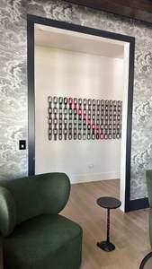 Chaîne de séparation de pièce suspendue en acrylique et résine colorée, rideau en chaîne plastique pour fenêtre, porte, cloison, espace mural intérieur - Product Image 4