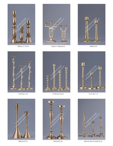 Ensemble de porte-bougie et support en aluminium au design nordique moderne, fait main, résistant à la chaleur, décoration de Noël, durable, de haute qualité - Product Image 2