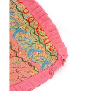 Sac messager Kantha classique et tendance de luxe, fait main, couleurs mélangées, fermeture magnétique, motif paysage à volants, léger et pliable - Product Image 5