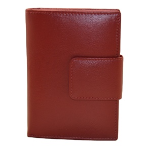 Luxurious Ladies Short <b>Wallet</b> Genuine Leather RFID Blocking Button <b>Trifold</b> Card Organizer Fashionable Travel Purse Women Girls - Product Image 3