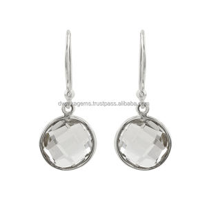 Joyería fina, gemas de amatista de Plata de Ley 925, conjunto de bisel colgante de gota de piedra, pendientes para mujer, joyería - Product Image 5