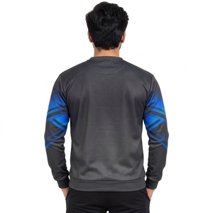 เสื้อสเวตเชิ้ตผู้ชายผ้าโพลีเอสเตอร์เนื้อนุ่ม สวมใส่สบาย ตะเข็บทนทาน พิมพ์ลายแบบซับลิเมชั่นทั่วตัวอย่างละเอียด - Product Image 2