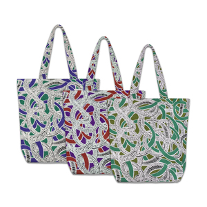 Premium Quality Attractive Printed Pattern Customized <b>Size</b> and Print 100% OEM Shopping Shoulder <b>Bags</b> For Bulk Purchase. - Product Image 6