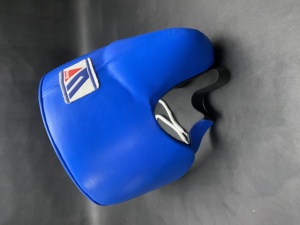 Conjunto de Boxeo Azul Personalizable de Alta Calidad, Cuero Vacuno Genuino, Guantes de Artes Marciales con Dedos Completos y Correa de Muñeca Ajustable - Product Image 6