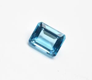 11*9MM facetado Octágono laboratorio azul Topacio Esmeralda corte piedras preciosas tratamientos térmicos aplicados para la fabricación de joyas piedras preciosas sueltas - Product Image 1