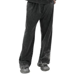 High Quality Comfortable <b>Men</b> Casual <b>Trousers</b> Solid Color Mid <b>Elastic</b> Closure Pakistan Made Canvas Straight Eco-Friendly - Product Image 1