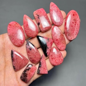 Cabochon de Rhodonite Naturelle en Vrac pour la Guérison, le Reiki, la Méditation, la Manifestation, le Yoga, Pierre Gemme pour le Calme, le Soulagement et la Croissance Professionnelle - Product Image 1