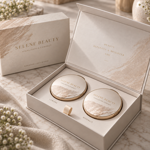 Boîte d'emballage magnétique compacte personnalisée SELENE pour surligneur, style livre - Product Image 4