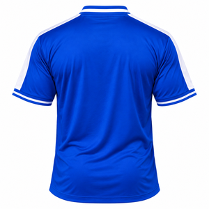 Camiseta de Fútbol Phi Beta Sigma Azul Rey y Blanco de Manga Corta con Letras Griegas para Hombre, Deportiva - Product Image 4