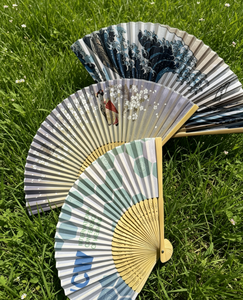 Abanico Plegable Japonés de 21 cm, Tela Personalizable <span class=keywords><strong>Sensu</strong></span> - Product Image 3