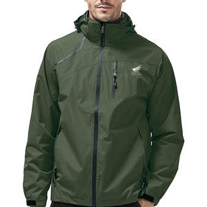 Chaqueta de Invierno Impermeable Personalizable de Alta Calidad para Hombre - Estilo Urbano con Logotipo Frontal, Capucha y Transpirable a Bajo Precio - Product Image 1