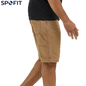 Pantalones Cortos de Algodón Casuales de Corte Regular Personalizados al por Mayor para Hombre, Nuevo Estilo, Hechos a Medida, de Color Sólido, Pantalones Cortos de Mezclilla 100% Algodón para Hombre - Product Image 2