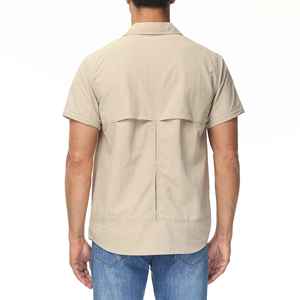 Camisas de Pesca de Primera Calidad, Nuevas, a la Moda, Impermeables, Resistentes al Viento, con Protección Solar UPF 50, Antibacterianas, de Poliéster/Spandex, con Cierre de Botones - Product Image 2