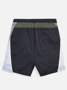 Shorts de basketball pour hommes en polyester respirant, grande taille, imperméables, de haute qualité, style streetwear, avec cordon de serrage en maille - Product Image 2