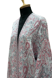 Dubai Vintage Viscose Abaya weaving work Floor Length Long Sleeve Soft Breathable Fabric Casual Party Wear - Product Image 4