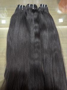 Indian Remy straight unprocessed human hair vendor wholesale no tangle no shedding natural texture wig <b>makers</b> supply - Product Image 4