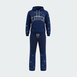 Conjunto de Sudadera con Capucha y Pantalones de Chándal de Invierno de Alta Calidad, Unisex, de Doble Cintura, de Felpa Gruesa, Oversize, Holgado, 100% Forro Polar Técnico - Product Image 4