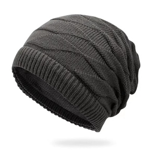 Hot Sale Winter Warm <b>Plain</b> Beanie Hat Knitted Hat Unisex Man Woman Beanie Hats - Product Image 4