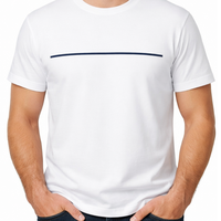 T-shirt en tricot blanc pour homme, best-seller |   Vêtements décontractés à manches courtes de qualité supérieure |   T-shirt moderne streetwear respirant et à séchage rapide