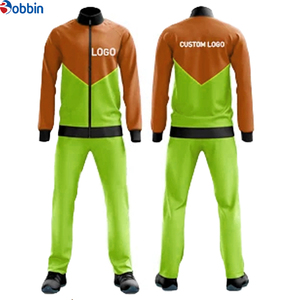 Chándal para Hombre Bobbin, Color Azul Gris, con Bloques de Color, Cierre Completo, Estilo Deportivo Informal, con Logotipo Personalizado, Atuendo de Otoño - Product Image 5