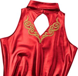 Combinaison Métallique Respirante pour Femme Adulte, Tenue de Danse Scénique, Justaucorps de Gymnastique pour Spectacle de Trapeze Artistique - Product Image 2