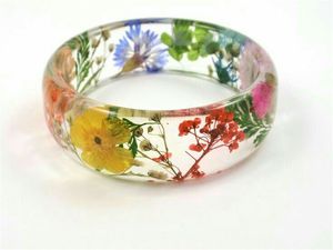 Custom Color <b>Crystal</b> Resin Geometric Polished Fashion Bangle <b>Bracelet</b> Handmade Transparent Wedding Jewelry - Product Image 1