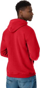 Sudadera con Capucha Roja para Hombre, de Forro Polar, Color Sólido, Informal, con Bolsillo Delantero, Corte Regular, para Otoño - Product Image 6