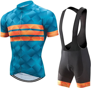 Ensemble de maillot de cyclisme pour homme, personnalisé, respirant, grande taille, léger, 100% polyester, impression par sublimation, uniformes de cyclisme - Product Image 4