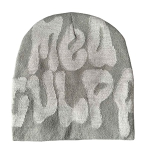 Gorro de punto acrílico personalizado de alta calidad, gorro deportivo de invierno impermeable con logotipo bordado y patrón impreso digital - Product Image 5