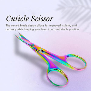 Tijeras para Cutículas de Acero Inoxidable 2026 con Hoja Curva y Punta Afilada, Herramienta de Manicura para Cuidado Personal con Mango Largo - Product Image 5