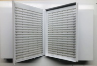 Cils XXL Box colour 2D 3d 4D 5D 6D7D 8D Extensions de cils préfabriqués 40 lignes Ventilateurs étroits Volume avec base pointue Fibre PBT souple